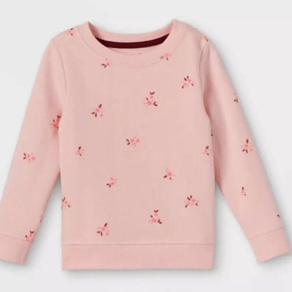 NWT cat & jack pink long sleeve Size 3T